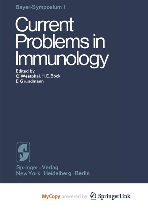 Current Problems in Immunology (Paperback)