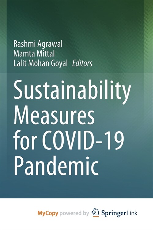 Sustainability Measures for COVID-19 Pandemic (Paperback)