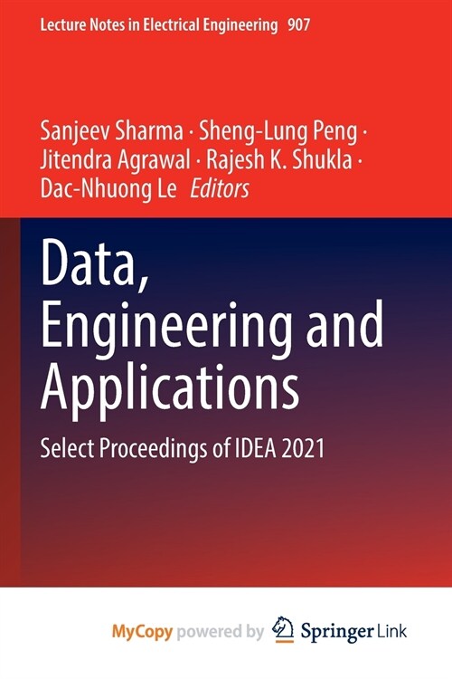 Data, Engineering and Applications : Select Proceedings of IDEA 2021 (Paperback)