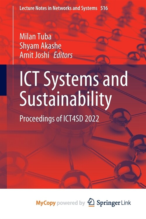 ICT Systems and Sustainability : Proceedings of ICT4SD 2022 (Paperback)