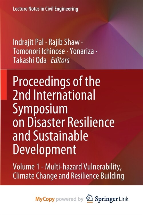 Proceedings of the 2nd International Symposium on Disaster Resilience and Sustainable Development : Volume 1 - Multi-hazard Vulnerability, Climate Cha (Paperback)