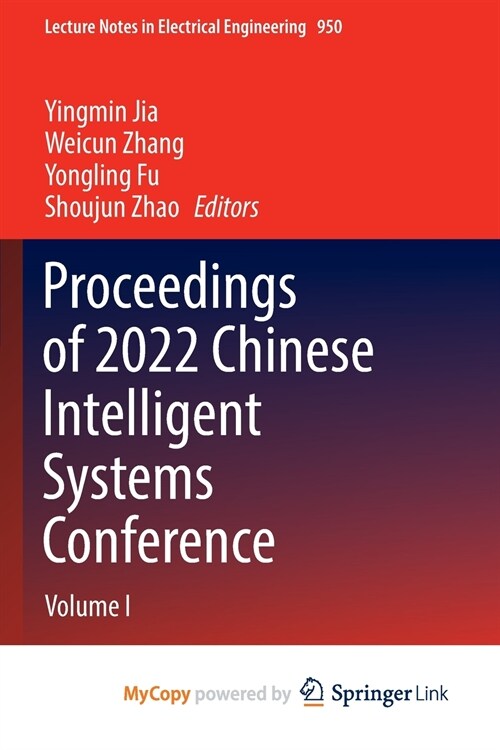 Proceedings of 2022 Chinese Intelligent Systems Conference : Volume I (Paperback)