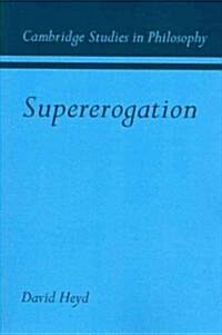 Supererogation (Paperback)