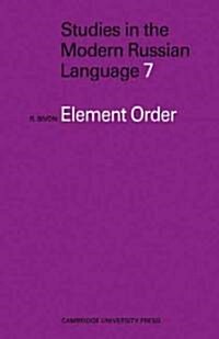 Element Order (Paperback)