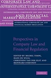 Perspectives in Company Law and Financial Regulation (Hardcover)
