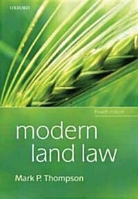 Modern Land Law (Paperback, 4th)