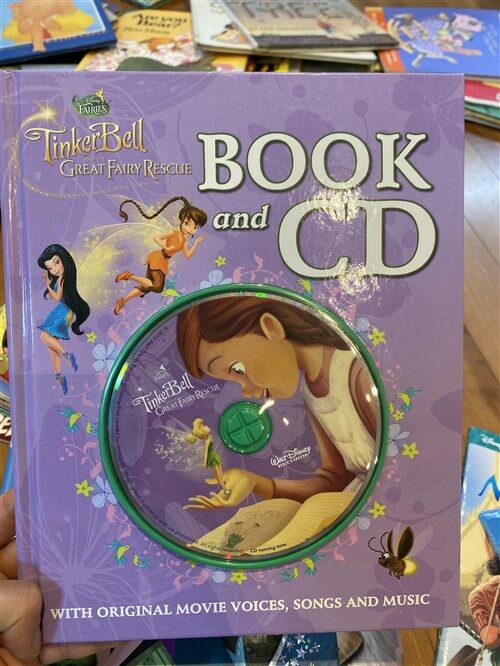 [중고] Disney Tinkerbell 3 Book and CD (Hardcover)