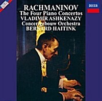[수입] Vladimir Ashkenazy - 라흐마니노프: 피아노 협주곡 1-4번. 파가니니 광시곡 (Rachmaninov: Four Piano Concertos, Paganini Rhapsody) (일본 타워레코드 독점 한정반)(2CD)