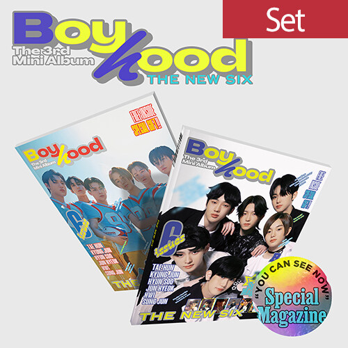 [중고] [SET] THE NEW SIX (TNX) - BOYHOOD [커버 2종 세트]