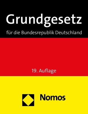 Grundgesetz Fur Die Bundesrepublik Deutschland (Paperback, 19)