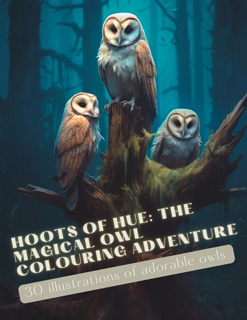 Hoots of Hue: The Magical Owl Colouring Adventure (Paperback)