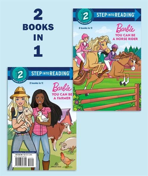 You Can Be a Horse Rider/You Can Be a Farmer (Barbie) (Paperback)