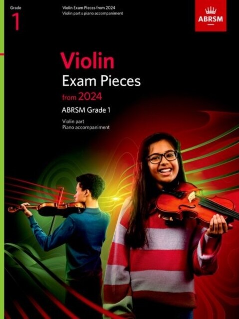 Violin Exam Pieces from 2024, ABRSM Grade 1, Violin Part & Piano Accompaniment (Sheet Music)