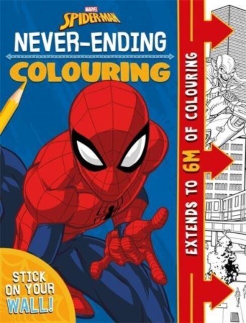 Marvel Spider-Man: Never-Ending Colouring (Paperback)