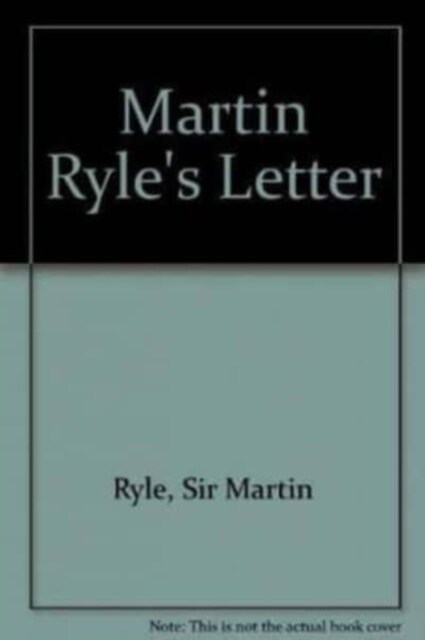 Martin Ryles Letter (Paperback)