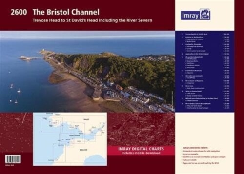 2600 Bristol Channel Chart Pack Wirobound : Trevose Head to St Davids Head including the River Severn (Spiral Bound, New ed)