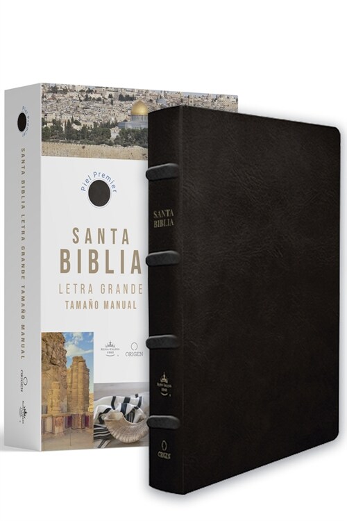 Biblia Rvr 1960 Letra Grande Tama? Manual, Piel Premier Negro / Spanish Bible Rvr 1960 Handy Size Large Print Bonded Leather Black (Paperback)
