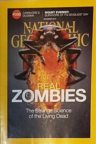 [중고] NATIONAL GEOGRAPHIC NOVEMBER 2014 REAL ZOMBIES (1)