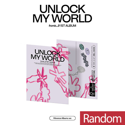 프로미스나인 - fromis_9 1st Album ‘Unlock My World’ (Weverse Albums ver.) [8종 중 랜덤발송]