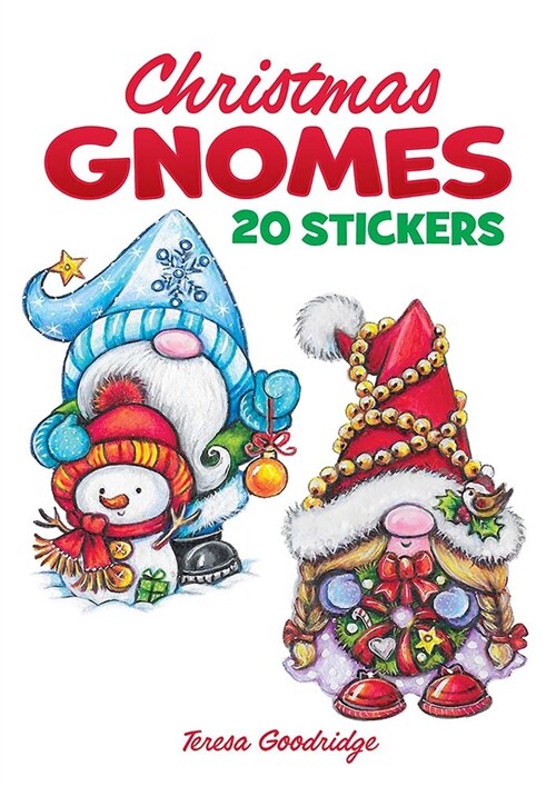 Christmas Gnomes: 20 Stickers (Paperback)