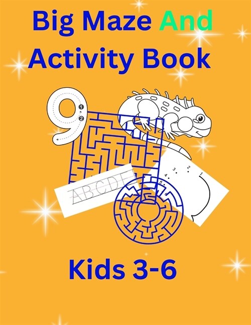 Big Maze And Activity Book Kids 3-6 (Paperback)