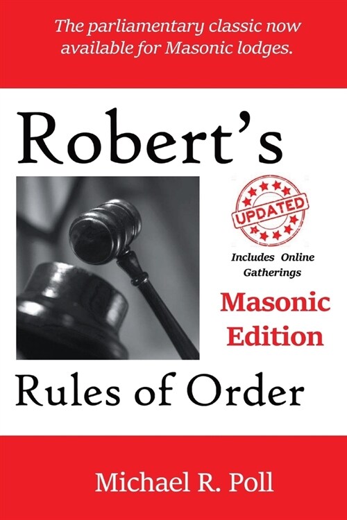 Roberts Rules of Order: Masonic Edition (Paperback)