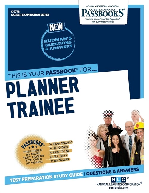 Planner Trainee (C-2778): Passbooks Study Guide (Paperback)