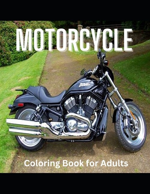 MOTORCYCLE 50 Amazing coloring pages for Adults (Paperback)