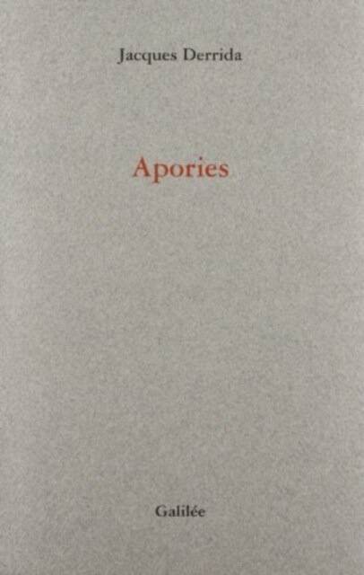 APORIES (Book)