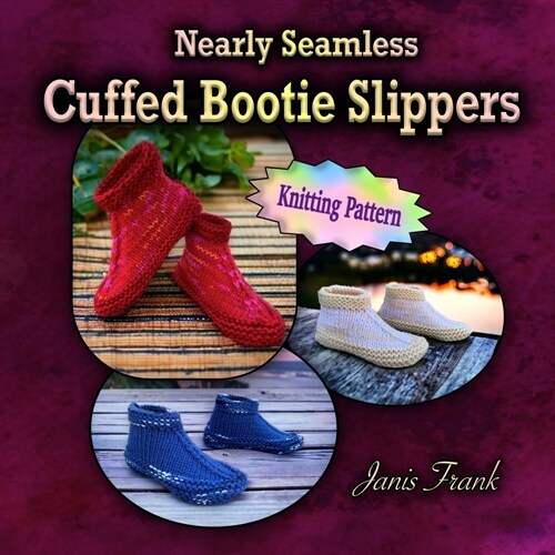Nearly Seamless Cuffed Bootie Slippers for Adults (Paperback)