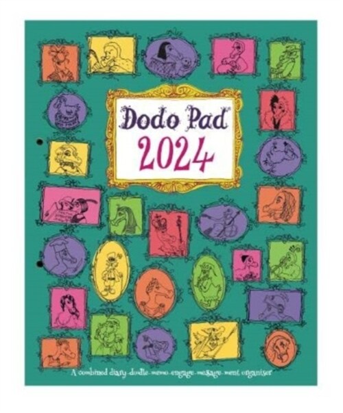 The Dodo Pad LOOSE-LEAF Desk Diary 2024 - Week to View Calendar Year Diary : A 2 hole punched loose leaf Diary-Organiser-Planner for up to 5 people/ac (Loose-leaf, 58 Revised edition)