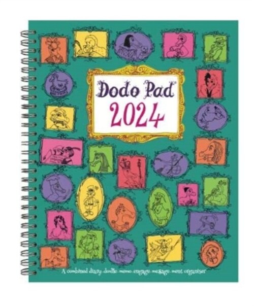 The Dodo Pad Original Desk Diary 2024 HARDCOVER- Week to View, Calendar Year Diary : A Diary-Organiser-Planner Wall Book for up to 5 people/appointmen (Diary, 58 Revised edition)