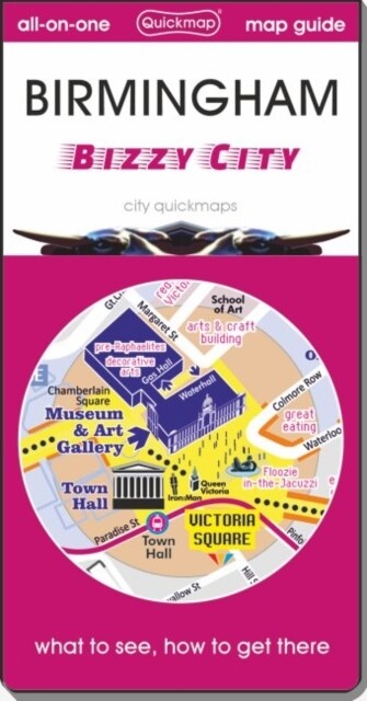 Birmingham Bizzy City : map guide of What to see & How to get there (Sheet Map, folded, 3 New edition)