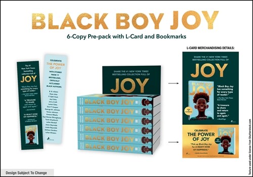 Black Boy Joy 6-Copy Pre-Pack with L-Card and Bookmarks (Trade-only Material)