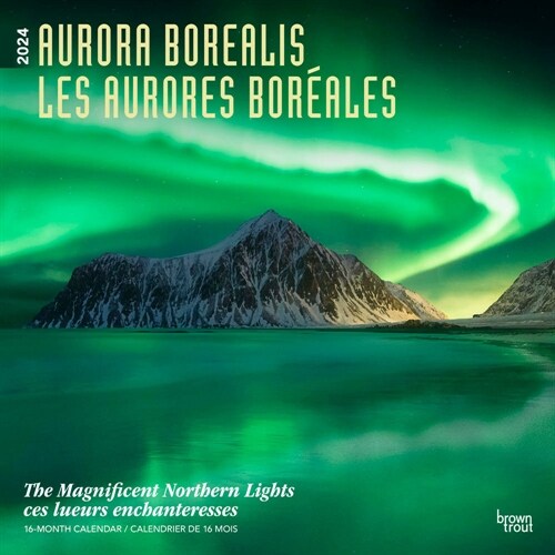 Aurora Borealis Les Aurores Bor?les 2024 Square English French Foil (Other)