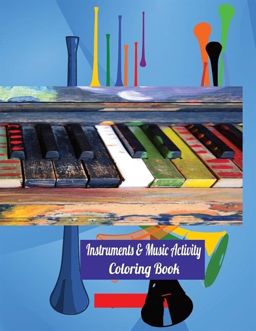 Instruments & Music Activity: Coloring Book (Paperback)