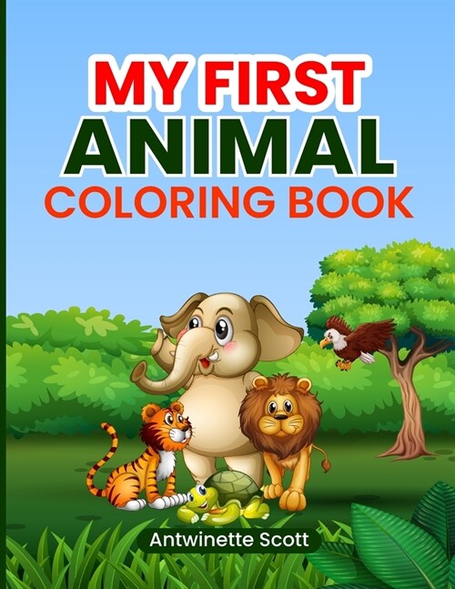 My First Animal Coloring Book (Paperback)