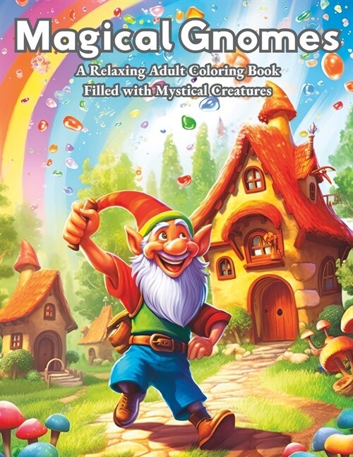 Magical Gnomes: A Relaxing Adult Coloring Book Filled with Mystical Creatures (Paperback)