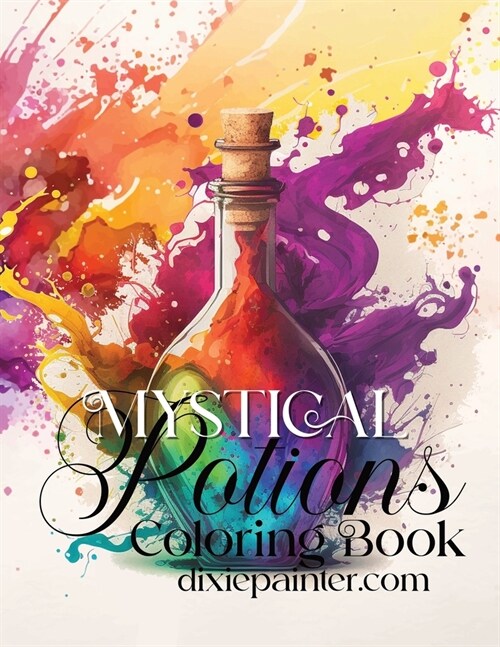 Mystical Potions Coloring Book (Paperback)