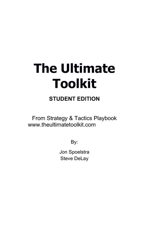 The Ultimate Toolkit: Student Edition (Paperback)