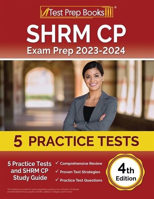 SHRM CP Exam Prep 2024-2025: 7 Practice Tests and SHRM Study Guide [4th Edition] (Paperback)