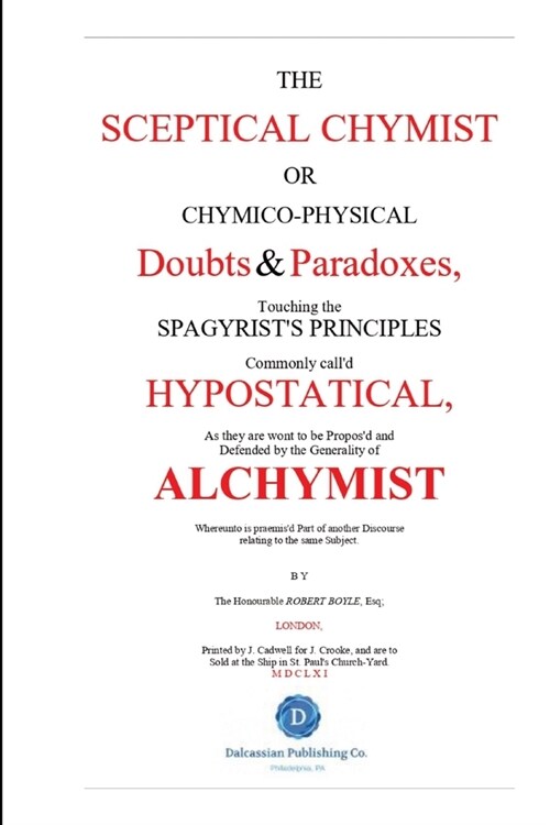 The Skeptical Chymist (Paperback)