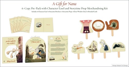 A Gift for Nana 6-Copy Pre-Pack with Character Easel & Storytime Prop Merchandis (Trade-only Material)