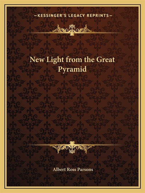 New Light from the Great Pyramid (Paperback)