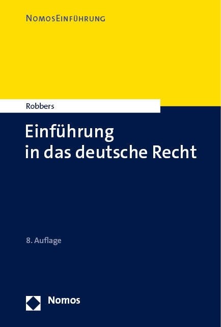 Einfuhrung in Das Deutsche Recht (Paperback, 8, 8., Uberarbeite)