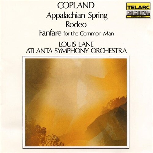 [중고] [수입]  Copland by Louis Lane,  Appalachian Spring • Rodeo • Fanfare For The Common Man (일본 제작)