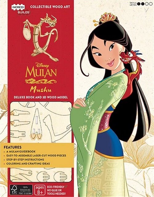 IncrediBuilds: Disneys Mulan: Mushu Deluxe Book and Model Set