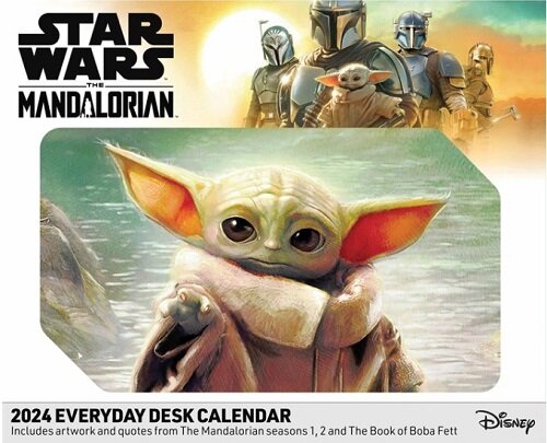 Star Wars The Mandalorian 2024 Desk Calendar (Diary)