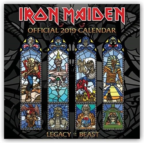 Iron Maiden 2024 A3 Wall Calendar (Calendar)