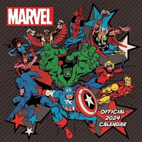 Official Marvel Comics 2024 Square Wall Calendar (Calendar)